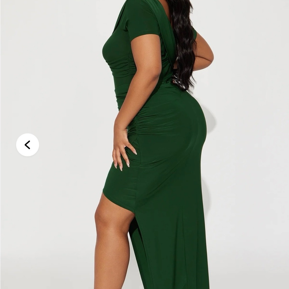 Elegant Green Maxi Dress